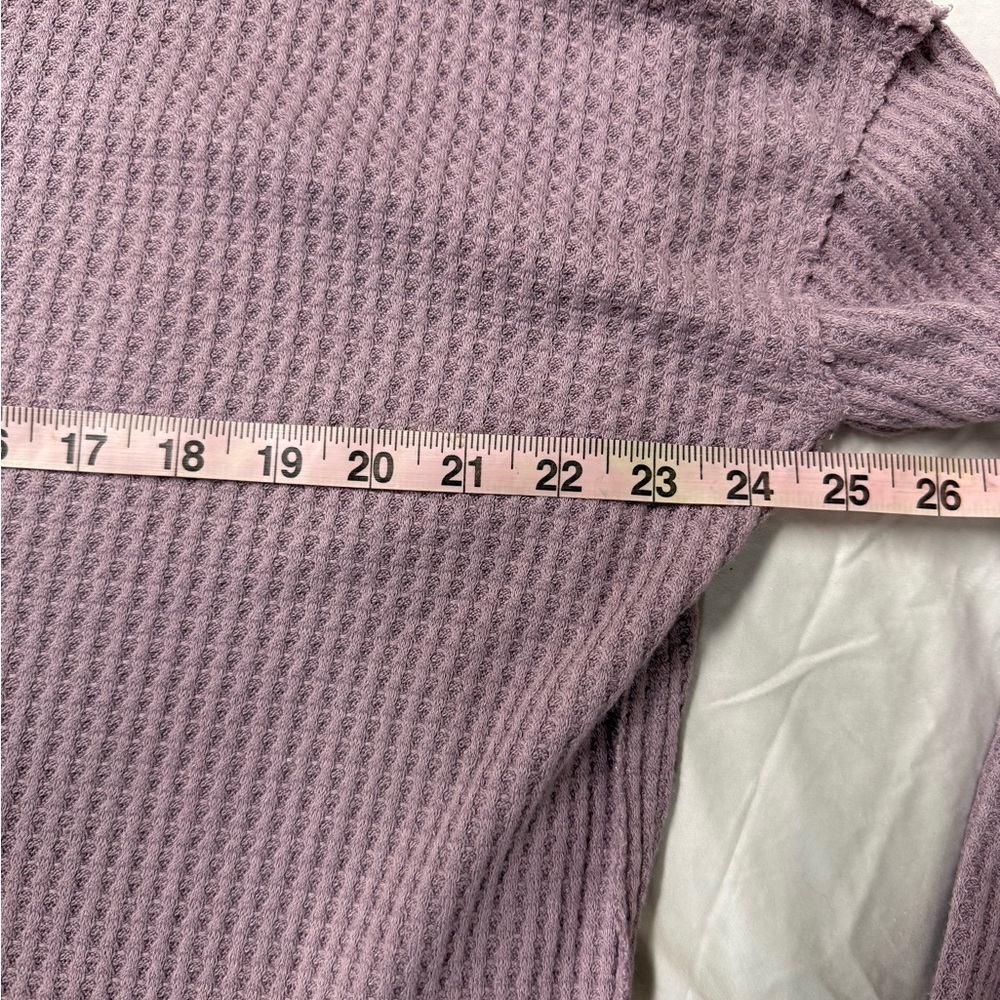 Free People We The Free North Shore Thermal Top Lilac Medium M - Picture 7 of 8